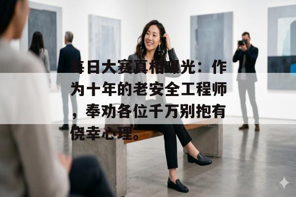 每日大赛真相曝光:作为十年的老安全工程师,奉劝各位千万别抱有侥幸心理。 每日大赛真相曝光:作为十年的老安全工程师,奉劝各位千万别抱有侥幸心理。